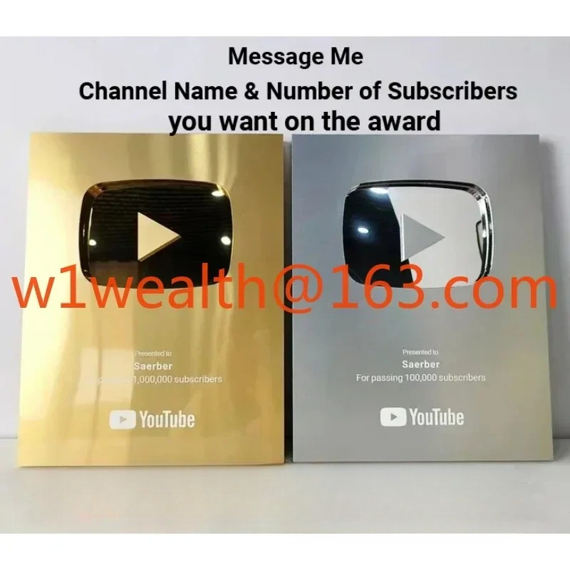 Esports Gaming Trophy - Premio YouTube personalizado Nombre personalizado dorado
