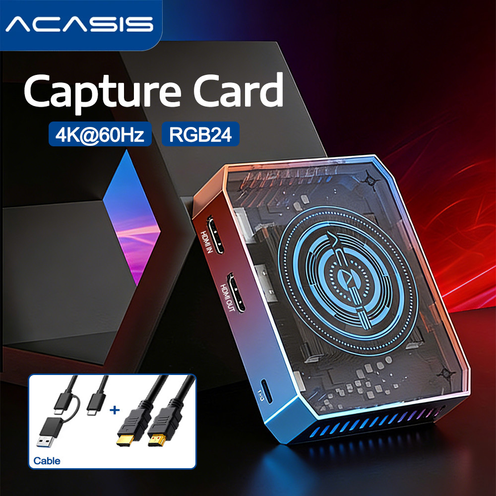 Capture Card 4K Hdmi - Tarjeta de Captura ACASIS 4K HD