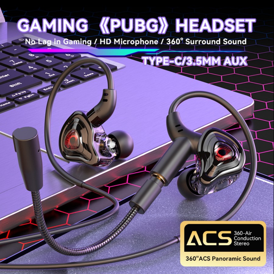 Esports Gaming Gear - Auriculares para juegos de eSports con