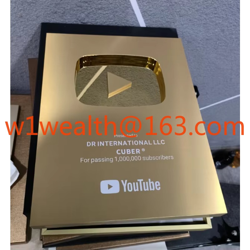 Esports Gaming Trophy - Botón de Reproducción de YouTube, Trofeos
