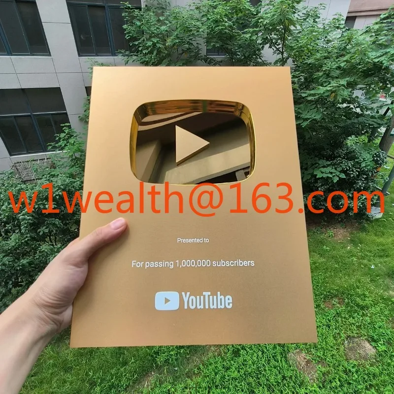 Esports Gaming Trophy - Premio YouTube personalizado Nombre personalizado dorado