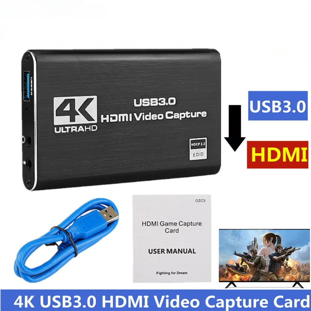 Tarjeta de Captura de Video US - Capture Card 4K Hdmi reseña y precio