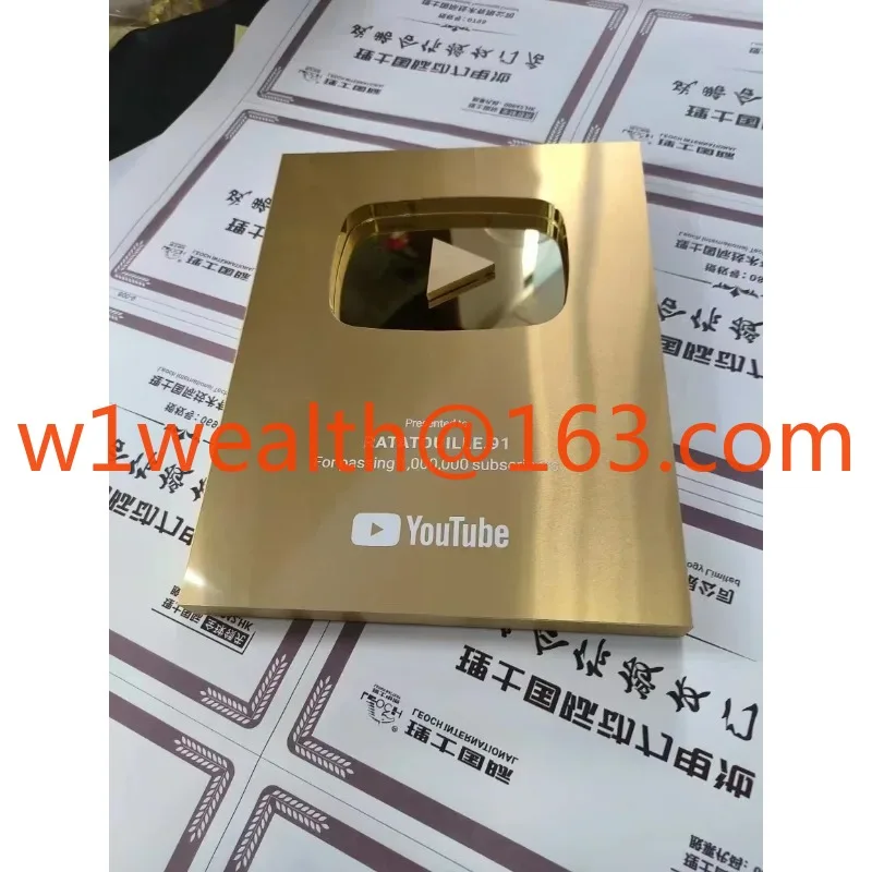 Premio YouTube personalizado N - Esports Gaming Trophy reseña y precio