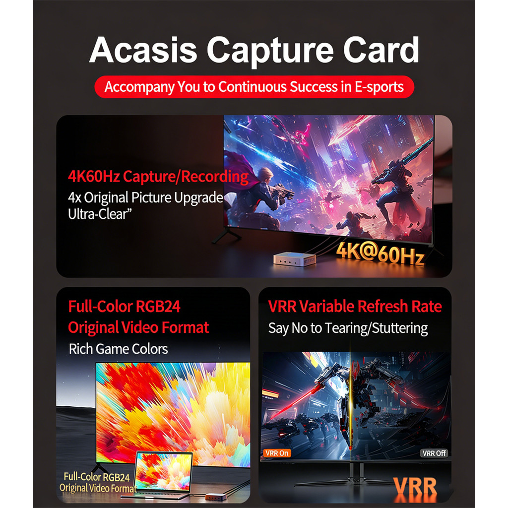 Tarjeta de Captura ACASIS 4K H - Capture Card 4K Hdmi reseña y precio