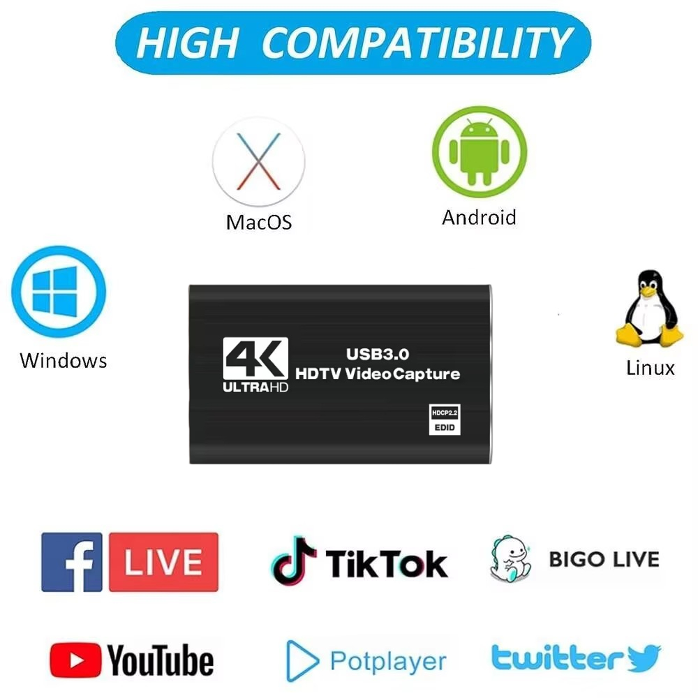 Tarjeta de Captura de Video Ro - Capture Card 4K Hdmi reseña y precio