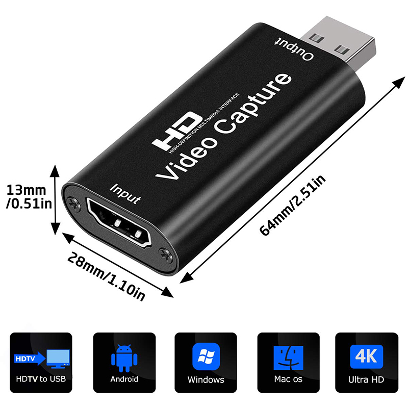 Tarjeta de captura de vídeo 4K - Capture Card 4K Hdmi reseña y precio