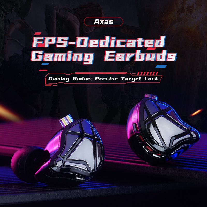    Auriculares KZ Axas FPS Ga - Esports Gaming Earbuds reseña y precio